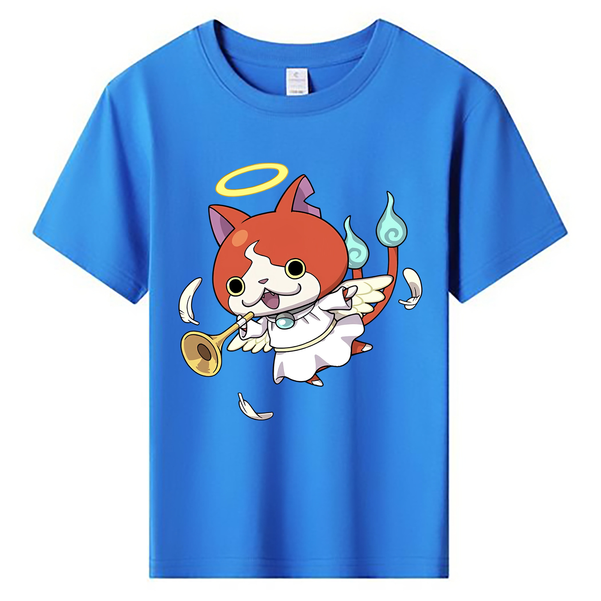 （画像用） 妖怪ウォッチ Yo-kai Watch 綿100％キッズTシャツ（フロントプリント）